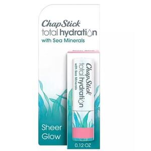 ChapStick Total Hydration Sheer Glow Tinted Lip Balm - 0.12 oz ( lot of 72 pcs )